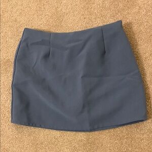 Blue Mini Pencil Skort